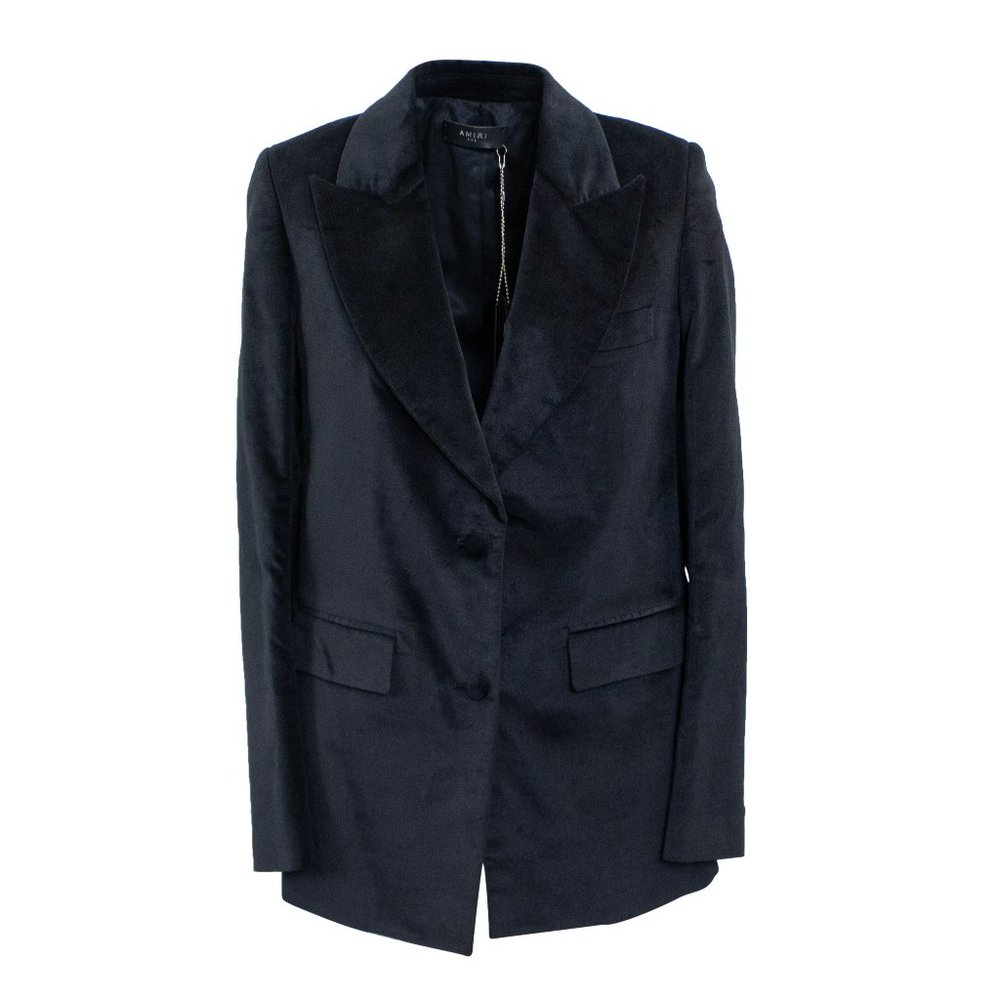 AMIRI Black Velvet Blazer Size 2/38 $1490